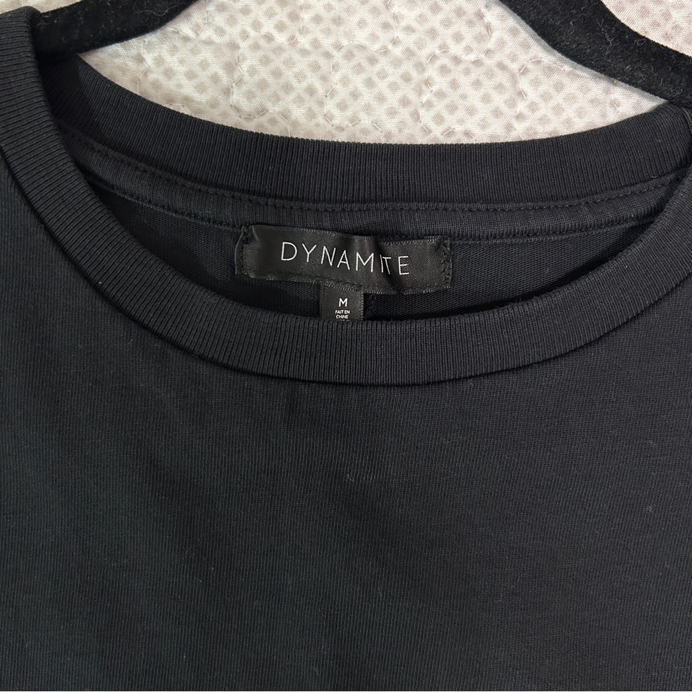 Dynamite Crewneck T-Shirt Mini Dress Sz M - Picture 4 of 5